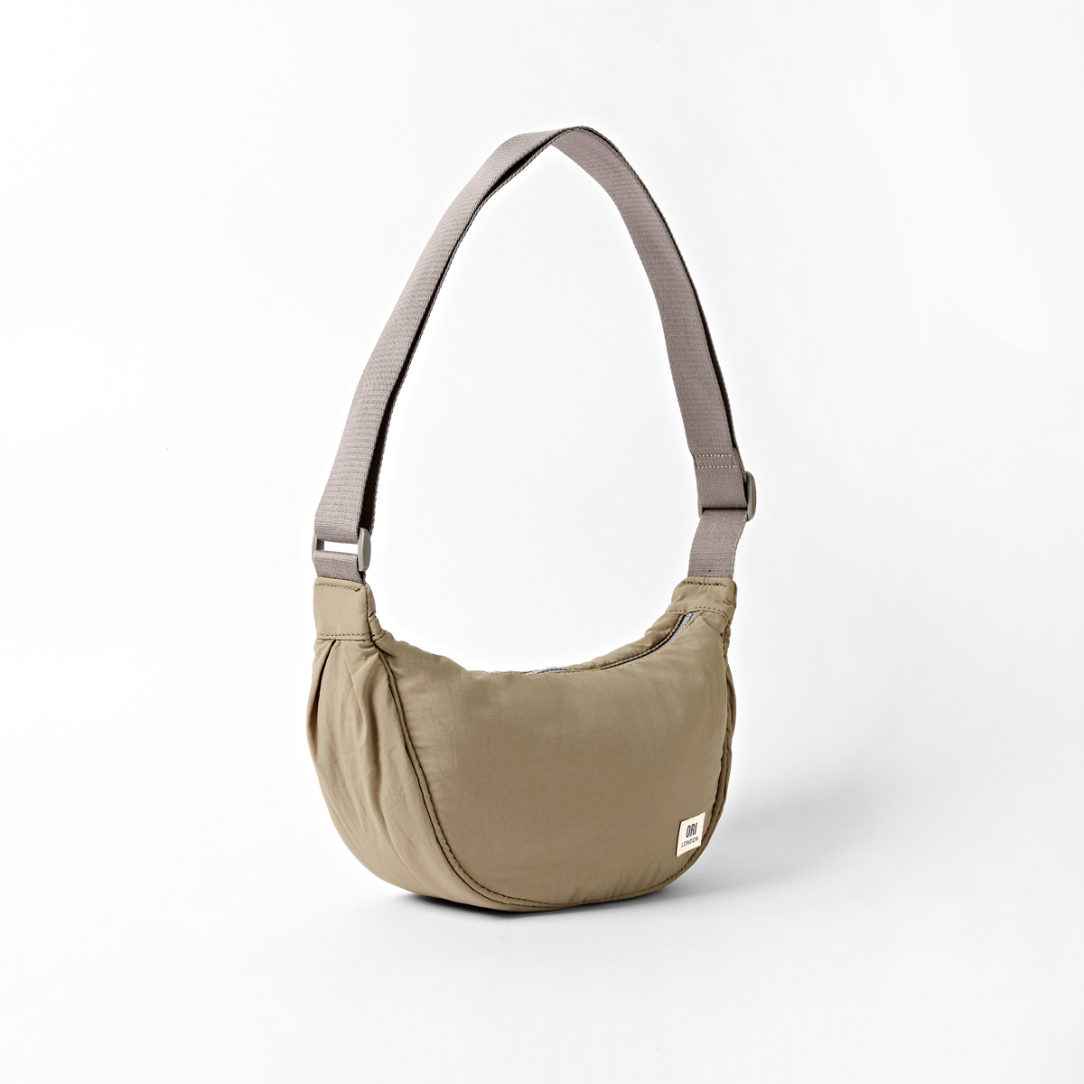 Farringdon Half Moon Bag in Taupe