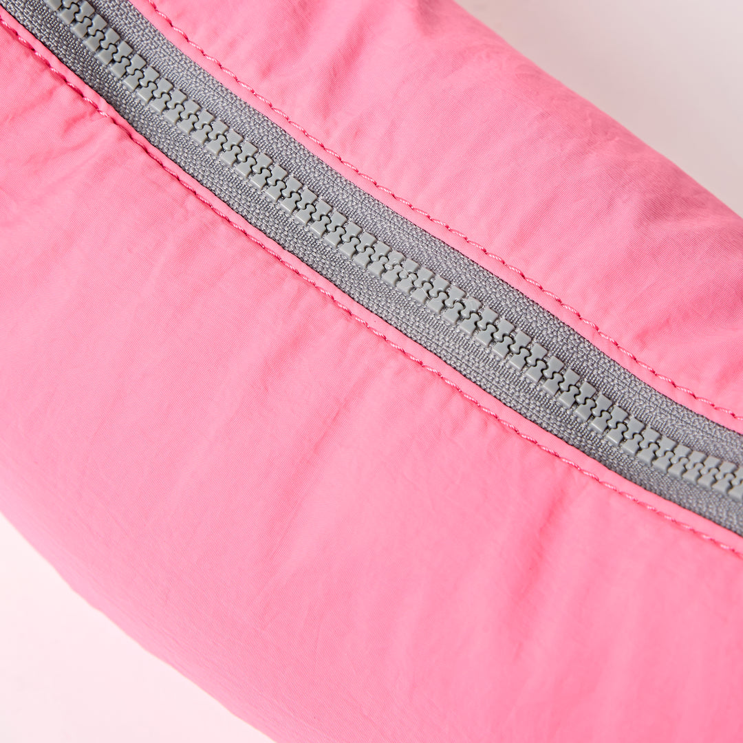 Farringdon Half Moon Bag in Pink Lemonade Taslon