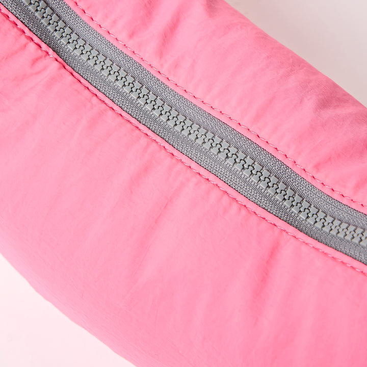 Farringdon Half Moon Bag in Pink Lemonade Taslon