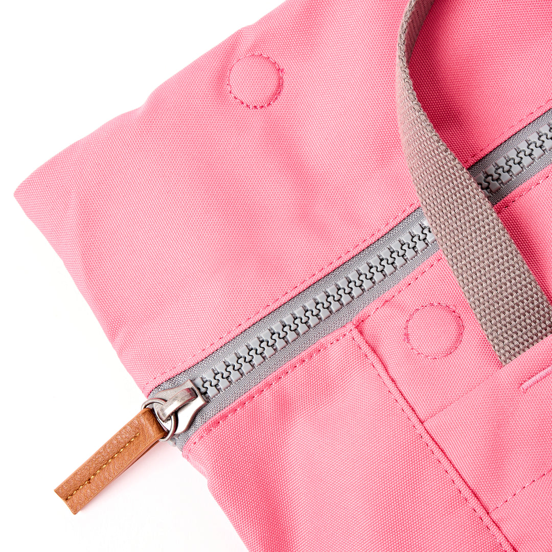 Finchley Medium Backpack in Pink Lemonade Canvas