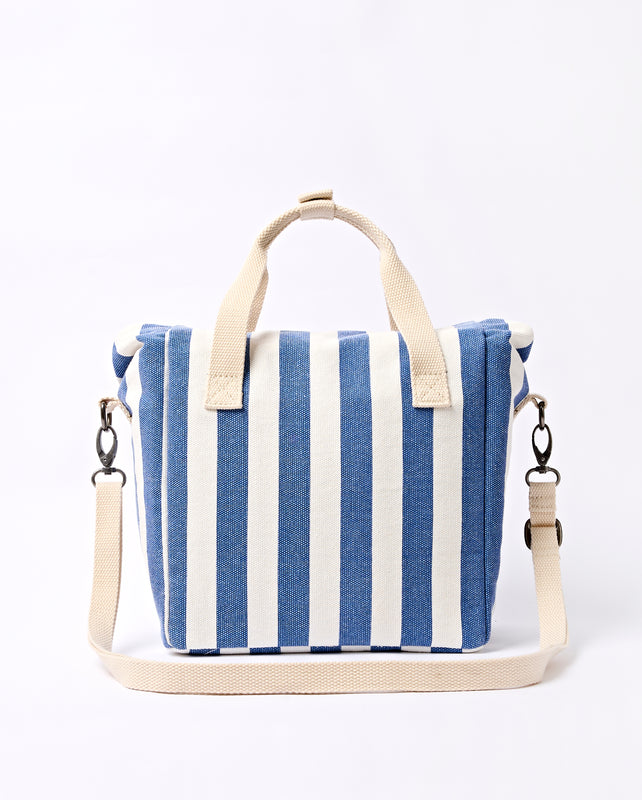 Hampstead Lunch Bag in Denim Stripe