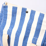 Hampstead Lunch Bag in Denim Stripe