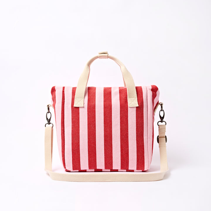 Hampstead Lunch Bag in Strawberry Stripe