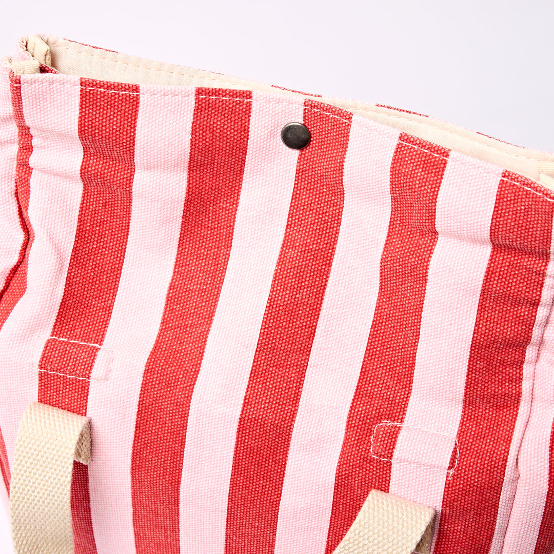 Hampstead Lunch Bag in Strawberry Stripe