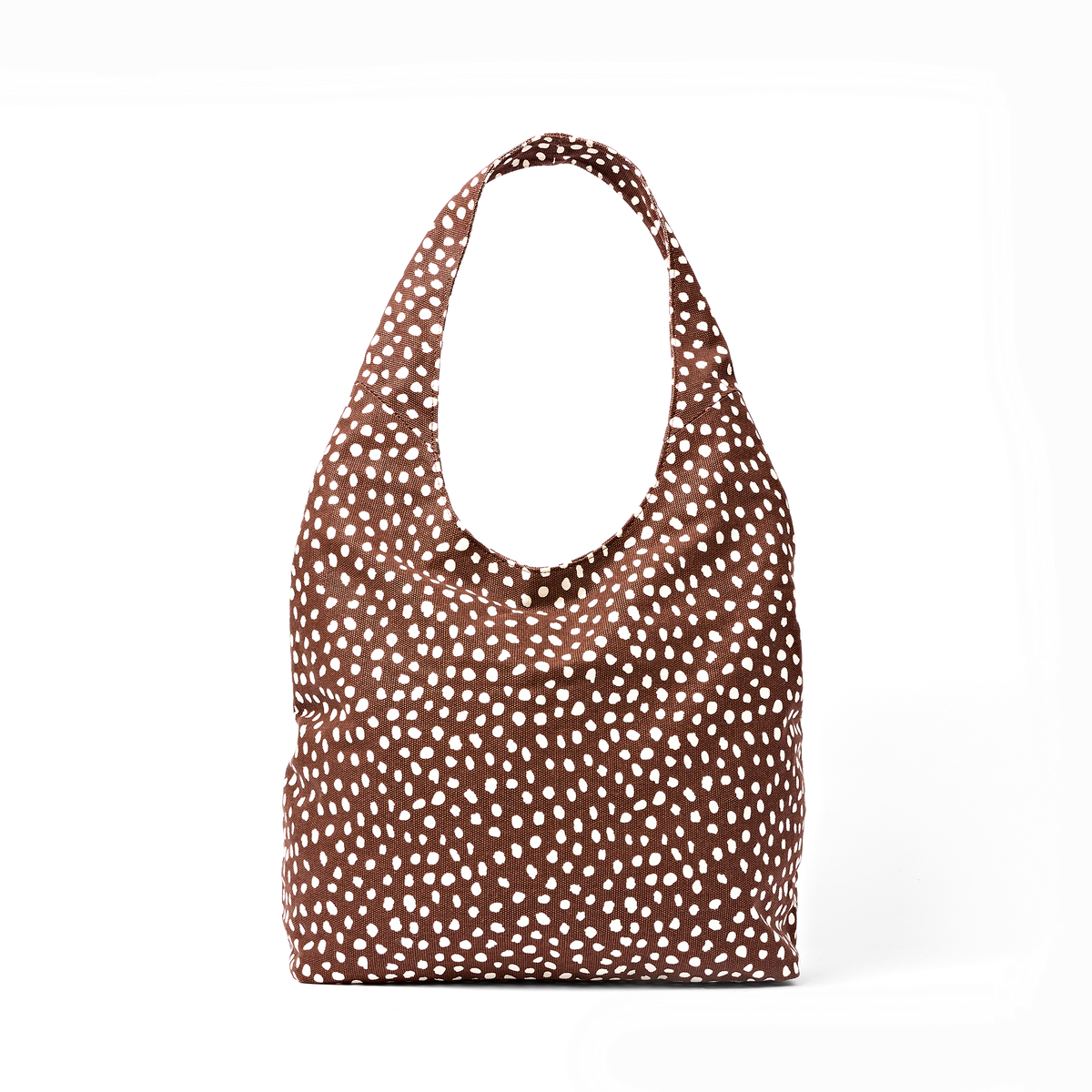 Hoxton Shoulder Bag in Brown Dot