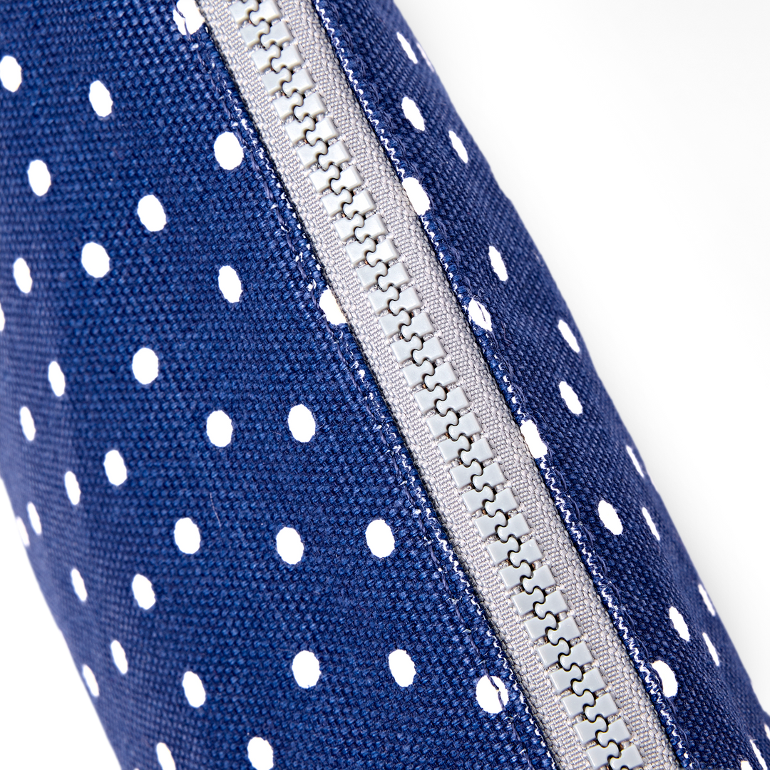 Maida Vale Pouch in Navy Polka