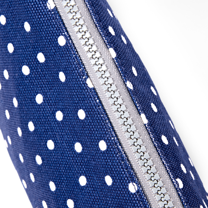 Maida Vale Pouch in Navy Polka