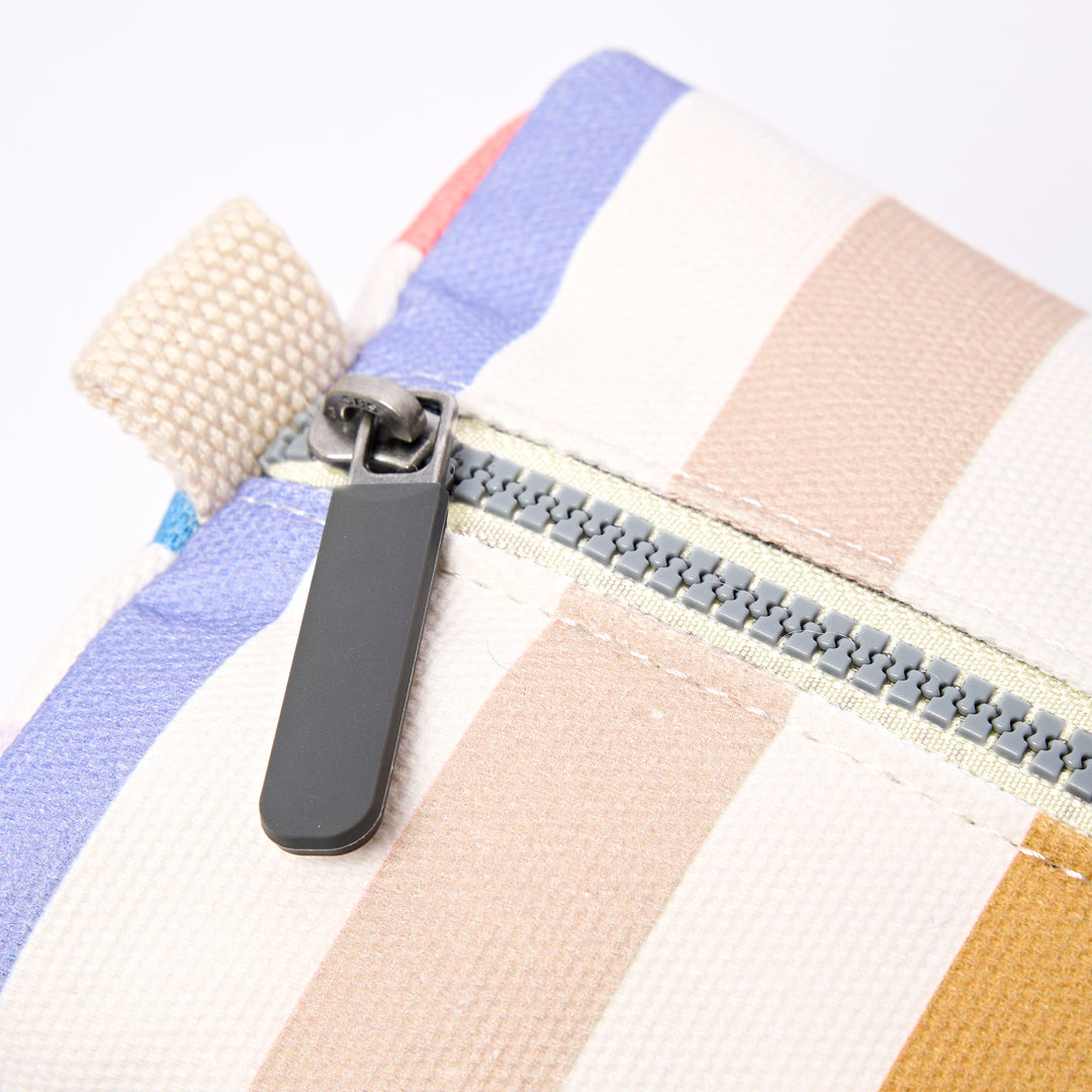 Mayfair Wash Bag in Pastel Multi Stripe