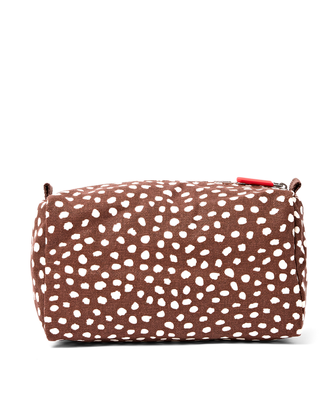 Maygrove Wash Bag in Brown Spot