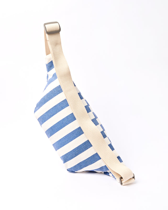 Mill Hill Crossbody Bag in Denim Stripe