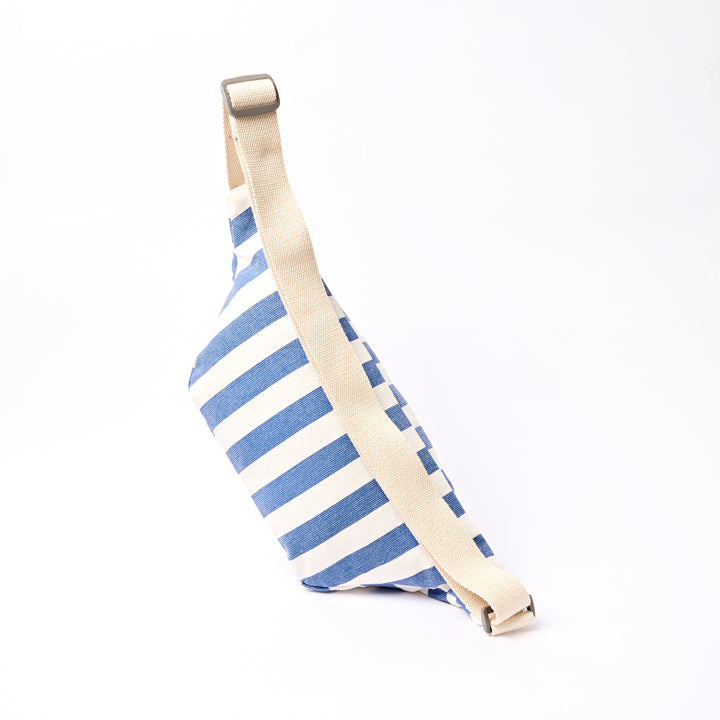Mill Hill Crossbody Bag in Denim Stripe