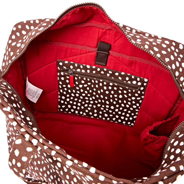 Sloane Shoulder Bag in Brown Spot
