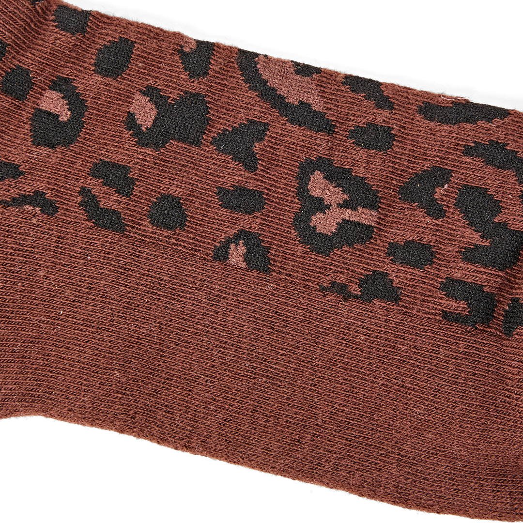 Wembley Ankle Socks for Women in Mini Leopard