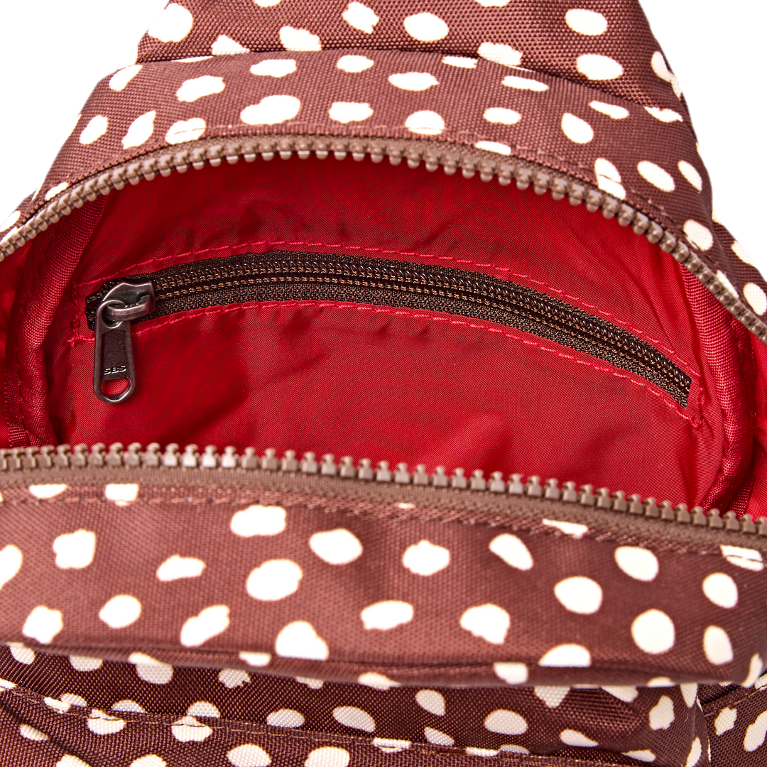 Willesden Sling Bag in Brown Dot