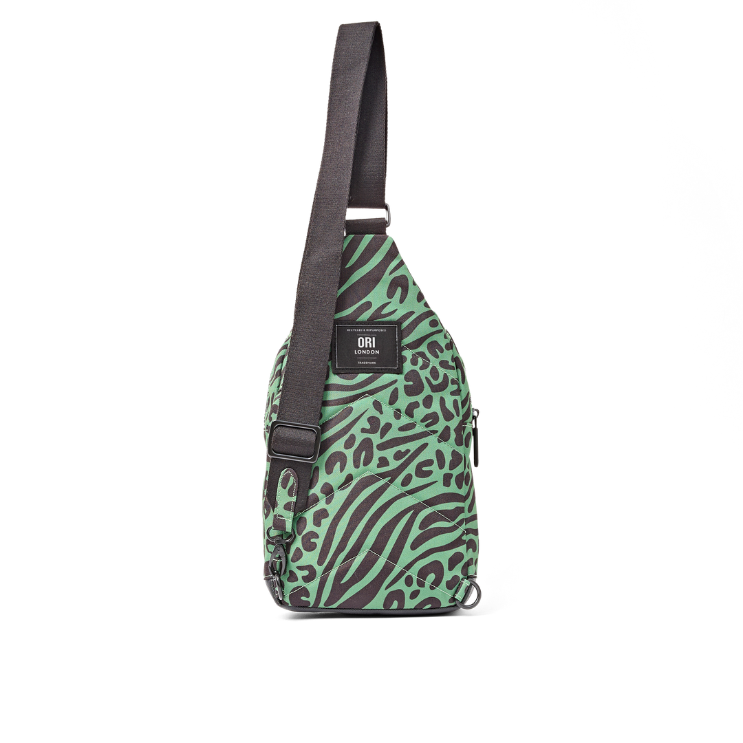 Willesden Sling Bag in Mixed Animal Artichoke