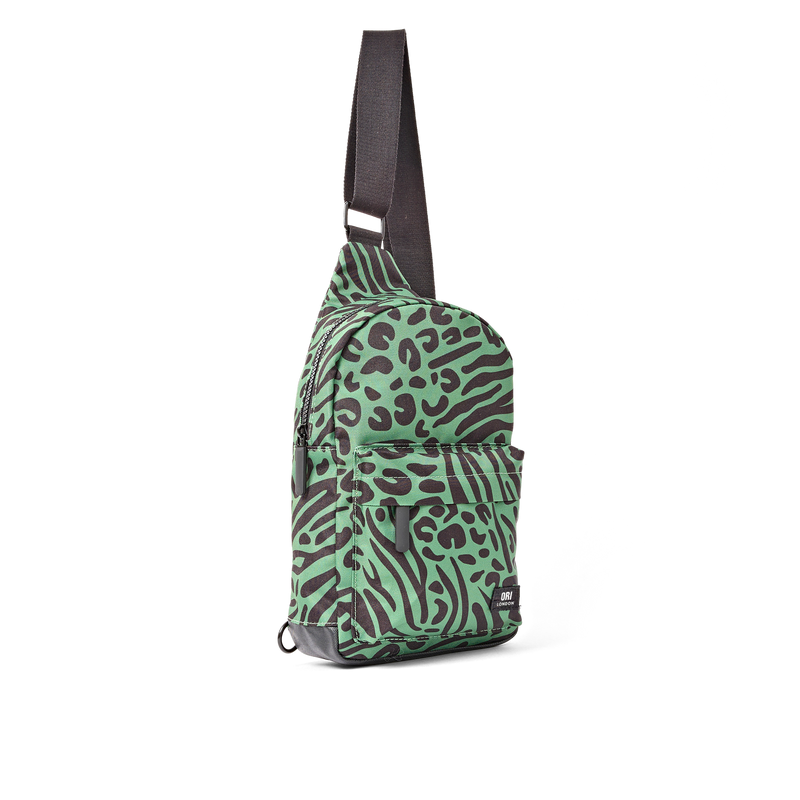 Willesden Sling Bag in Mixed Animal Artichoke