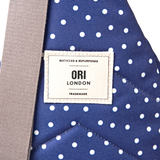 Willesden Sling Bag in Navy Polka Dot