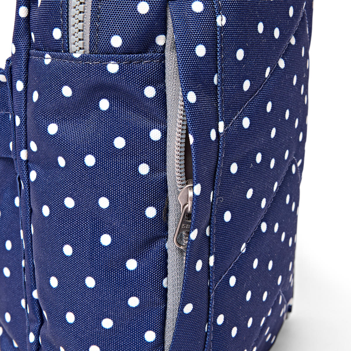 Willesden Sling Bag in Navy Polka Dot