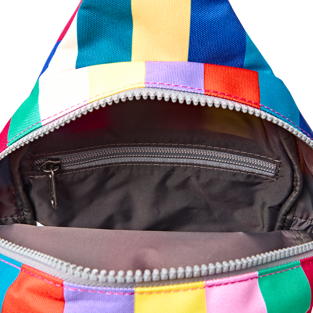 Willesden Sling Bag in Wide Multi Stripe
