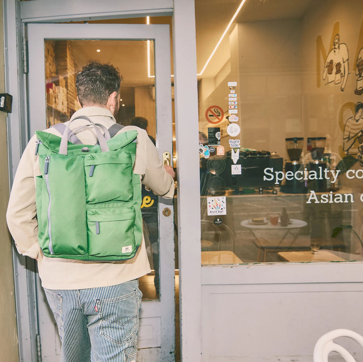 Richmond Medium Backpack in Artichoke Canvas