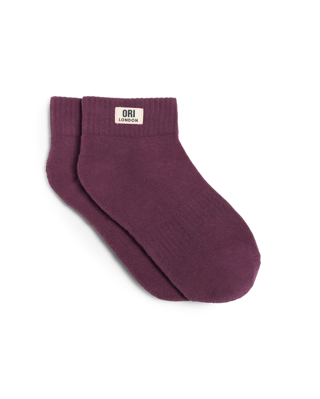Wembley Ankle Socks for Women in Berry
