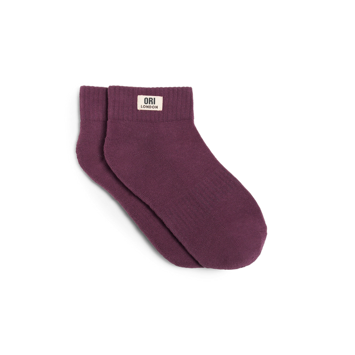 Wembley Ankle Socks for Women in Berry