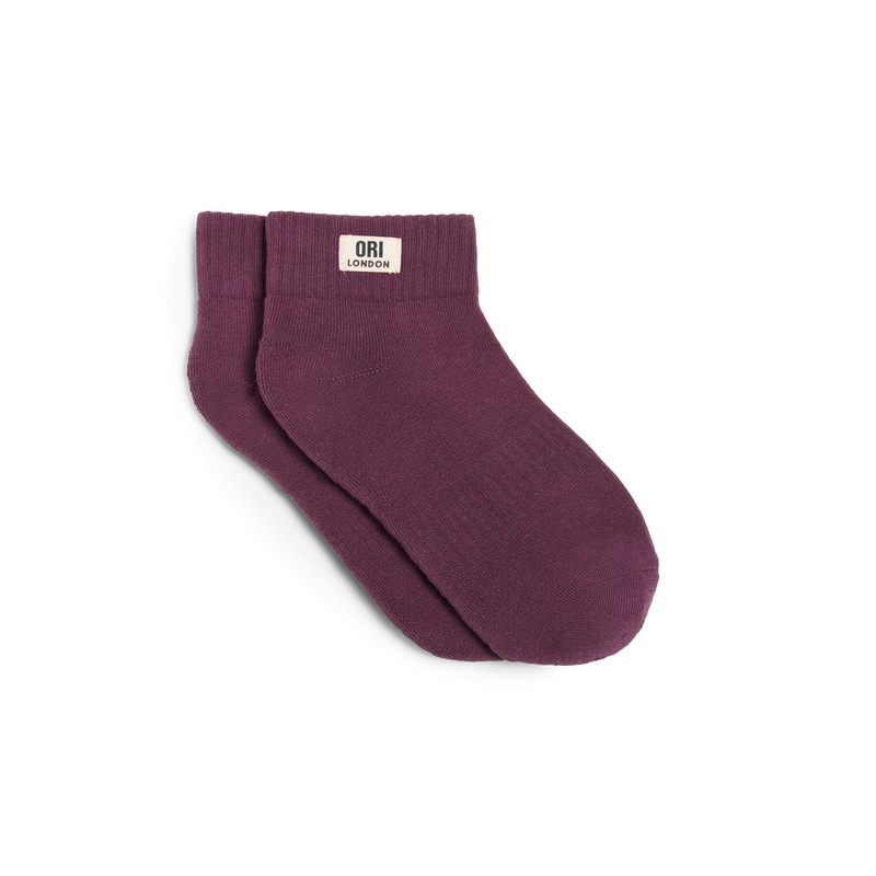 Wembley Ankle Socks for Women in Berry