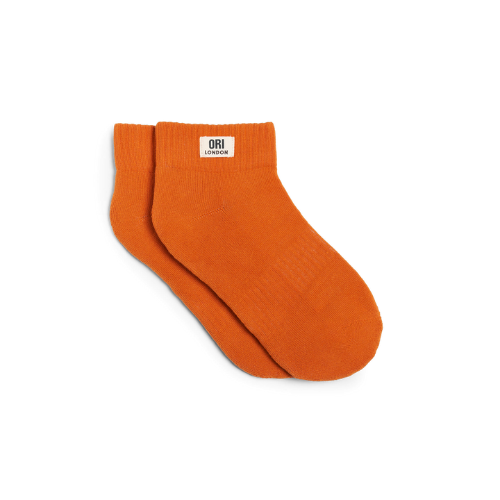 Wembley Ankle Socks for Women in Burnt Orange