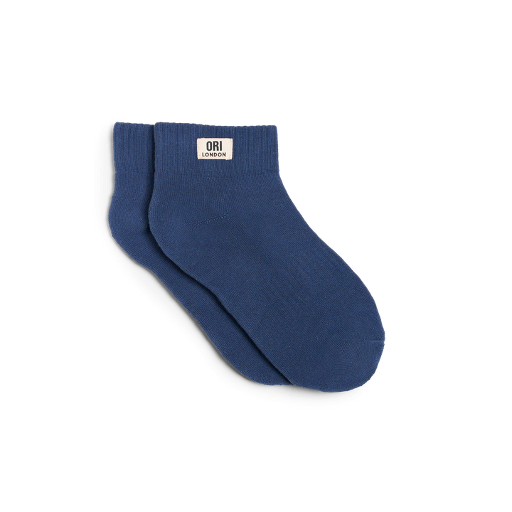 Wembley Ankle Socks for Women in Coastal Blue