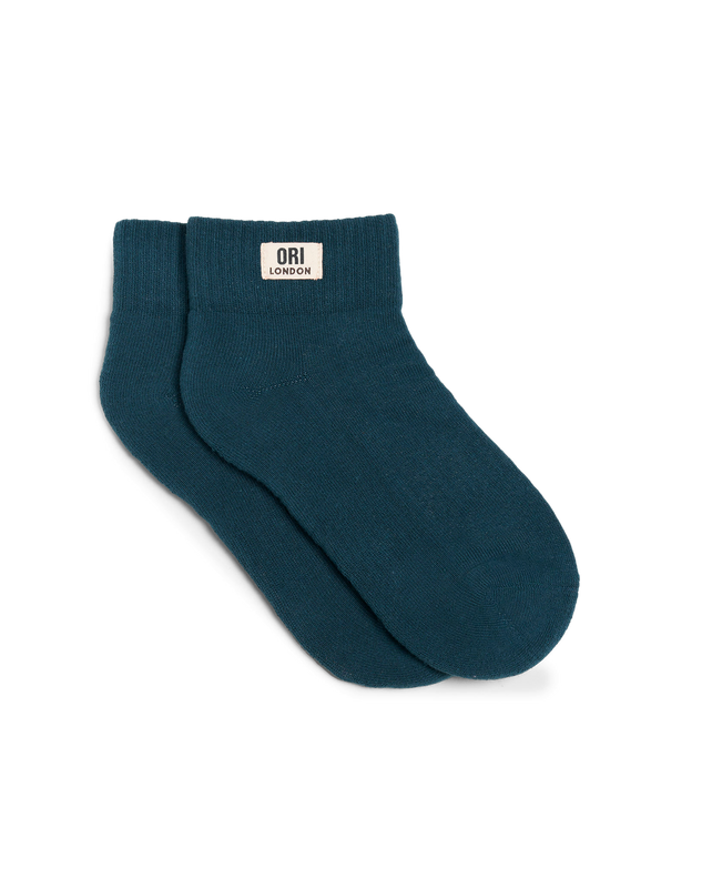 Wembley Ankle Socks for Women in Teal