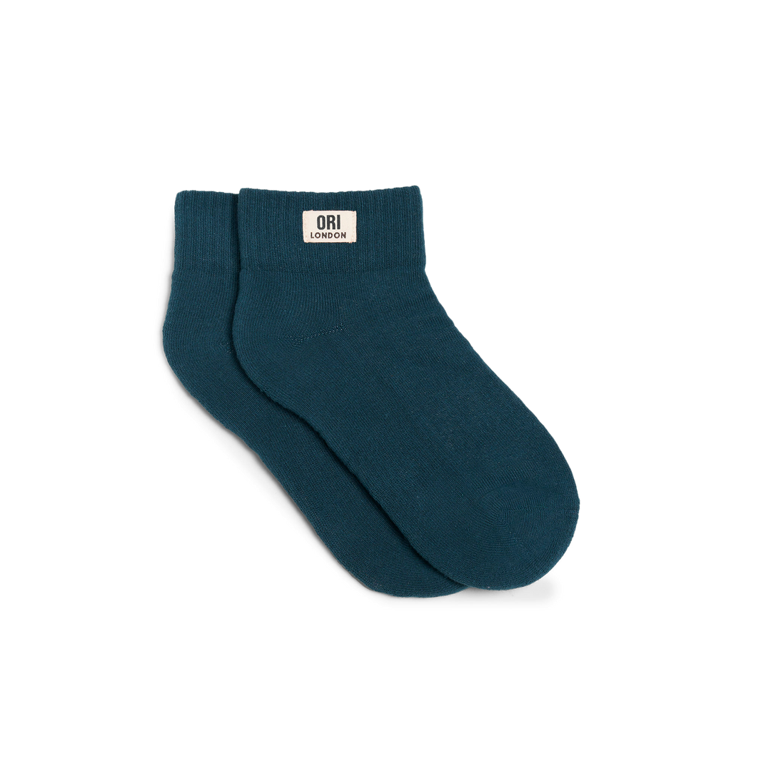 Wembley Ankle Socks for Women in Teal