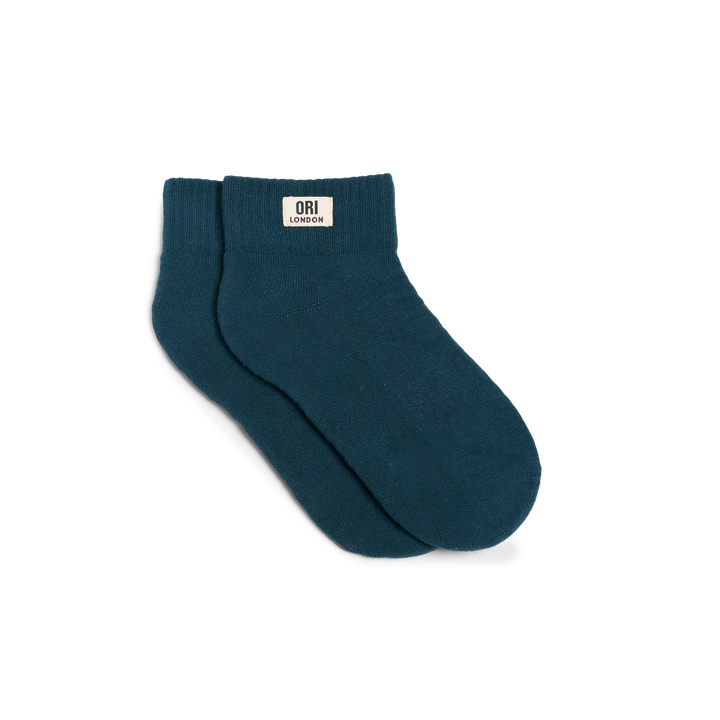 Wembley Ankle Socks for Women in Teal