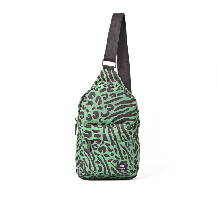 Willesden Sling Bag in Mixed Animal Artichoke