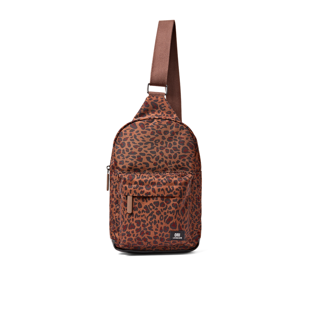 Willesden Sling Bag in Mini Leopard