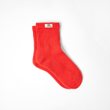 Windsor Crew Socks for Women in Cranberry