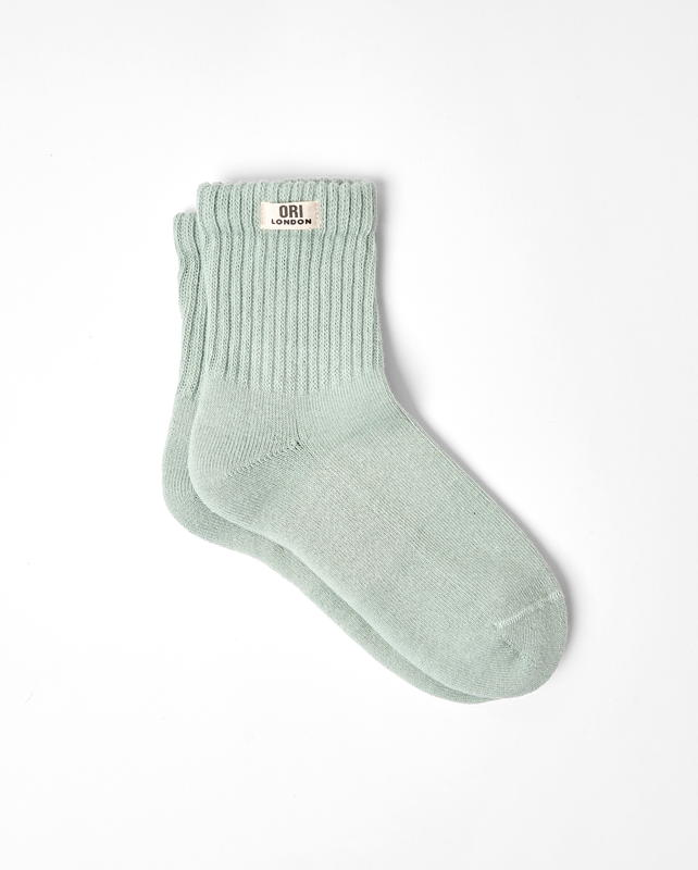 Windsor Crew Socks for Women in Mist