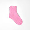 Windsor Crew Socks for Women in Pink Carnation