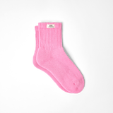 Windsor Crew Socks for Women in Pink Carnation