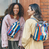 Bantry Backpack in Wide Multi Stripe