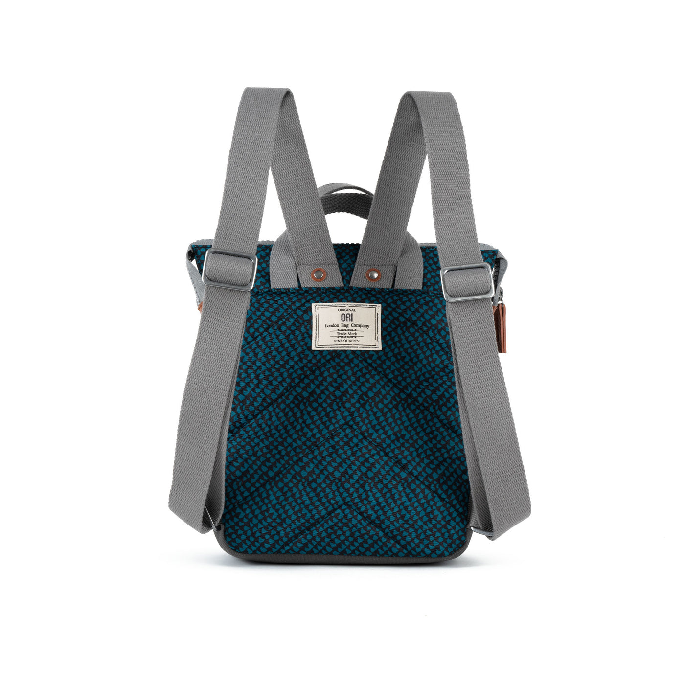 Bantry B Deep Teal Snake Recycled Canvas