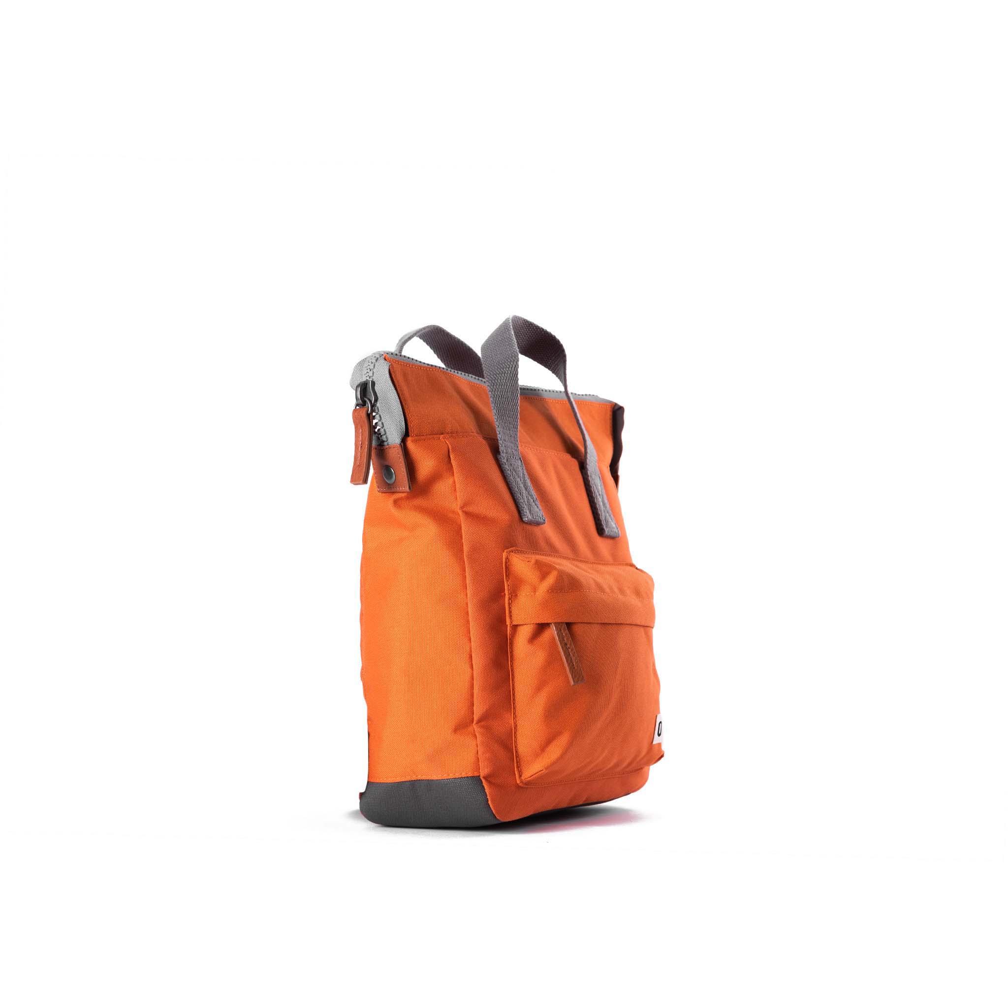 Orange canvas backpack cheap