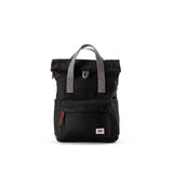 Canfield Roll Top Backpack in Black