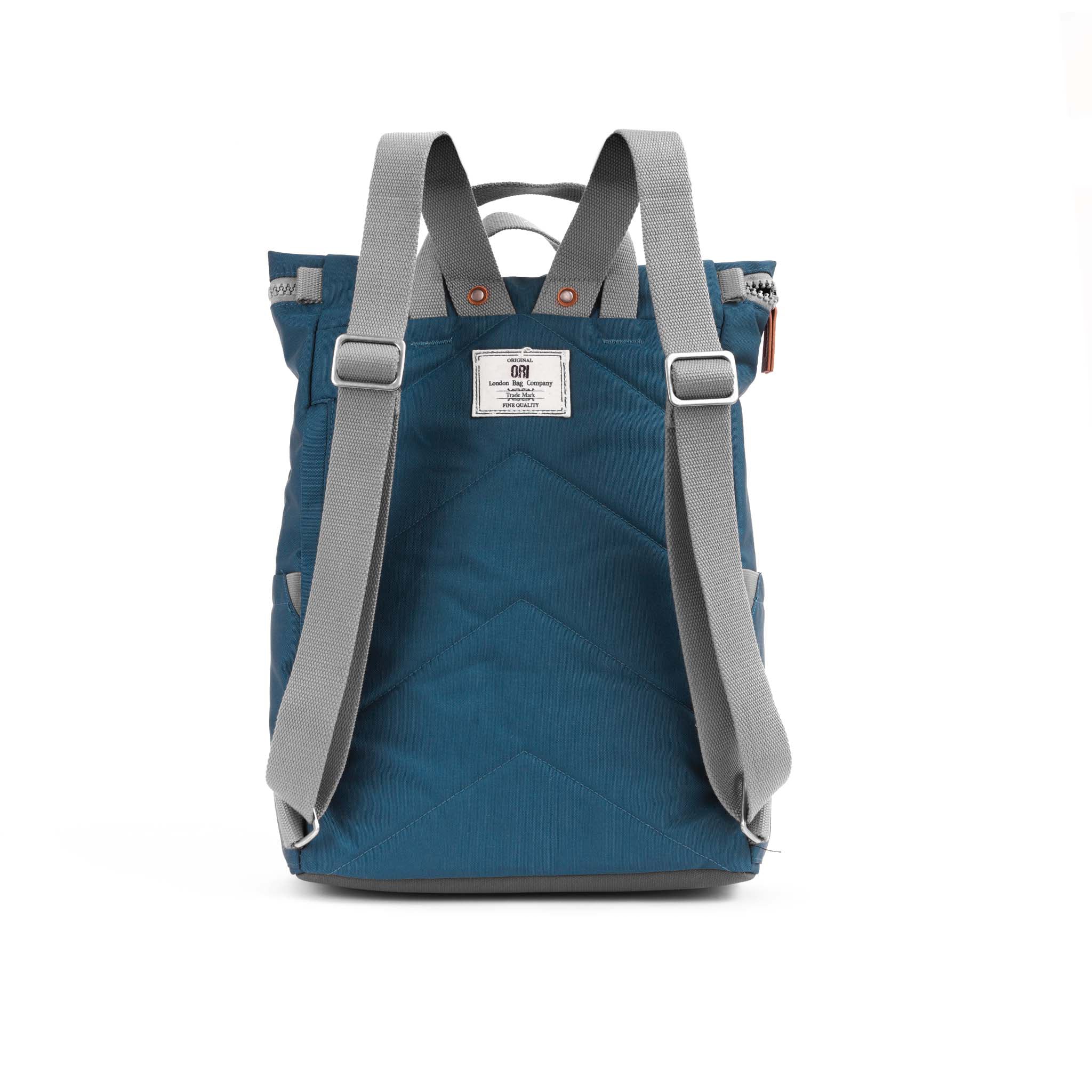 Ori London Finchley A Marine Recycled Canvas Backpack Large