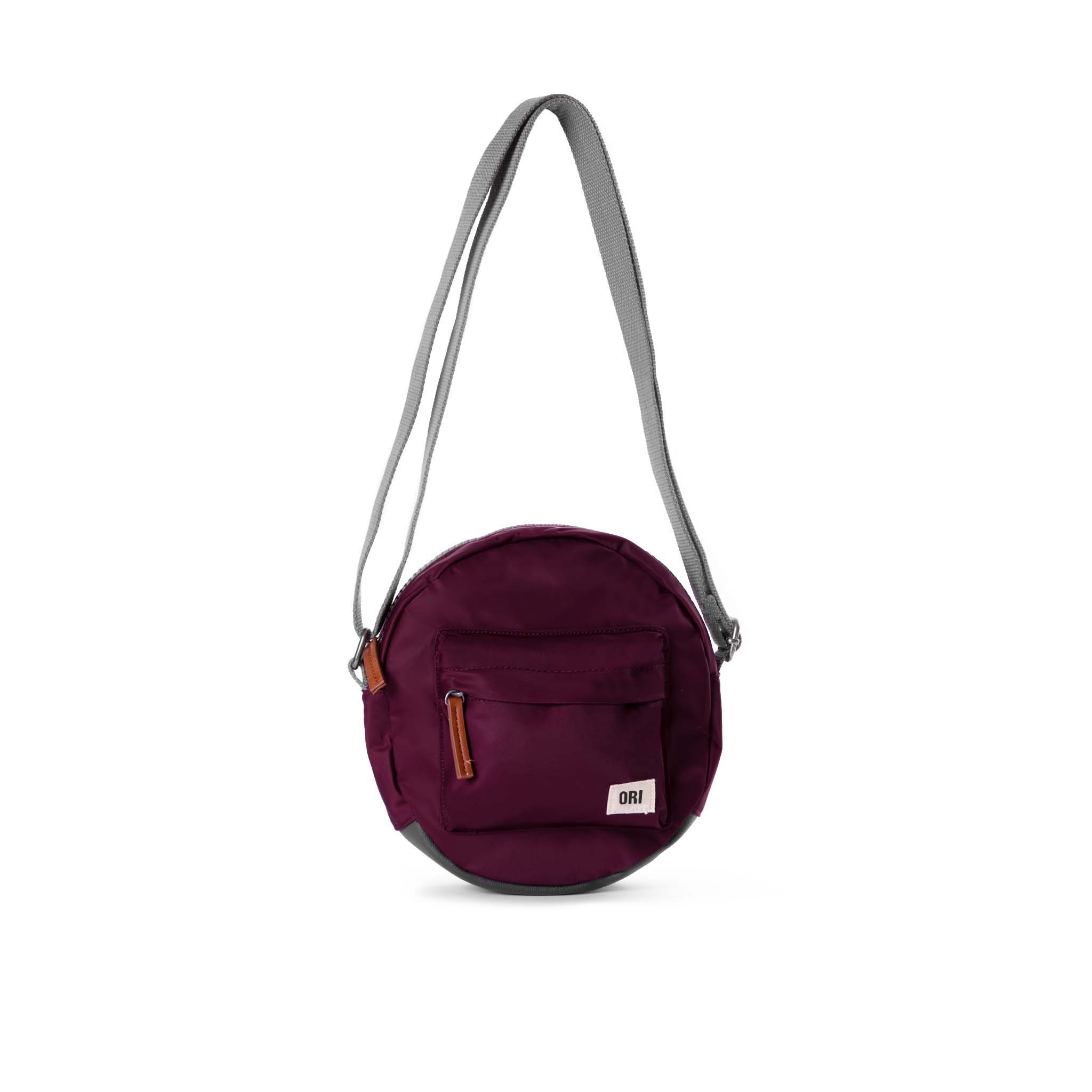 Paddington B Crossbody Sustainable Plum Nylon ORI London